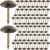 Lekgavd 100pcs Round Head Thumb Tacks for Wall, Bronze Pins, 0.4 x 0.6 in