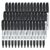 Lelix 42 Pack Black Dry Erase Markers Chisel Tip, Bulk Whiteboard Markers for School, Office Supplies, Perfect for Writing on White Board, Mirror,Calender