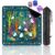 Lemon Mahjong Mat, Waterproof Easy to Clean Non-Slip Noise Reduction American Mahjong Game Mat, Portable Table Cover for Poker, Dominoes, Tile & Card Games, Comes with 1 Carry Bag and 3 Dice (A48)