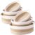 LemonRoad 6 Pcs Boho Cotton Rope Storage Baskets for Organizing 3 Sizes Woven Shelf Basket Set Decorative Nesting Fabric Bins Organizer for Nursery Bathroom Countertop Closet Vanity Shelves
