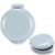 LemonRoad Disc Cake Pop Mold Plastic Gray Round Cake Pop Press Molds Shapes, or Soap Making