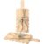 LemonRoad Housewarming Gifts New Home Idea Bamboo Wood Cutting Board with Spoon Fork and Ribbon First Home for Women Men Homeowner, Homebuyers, Wooden Cutting Boards Gift Set
