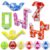 LENDOD 12 Pack 24 Blocks Mini Fidget Snake Cube Mini Twist Puzzle Cubes Magic Speed Cubes Toy for Kids Party Bag Fillers, Party Supplies