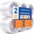 Lennyerp Clear Packing Tape: 2 Rolls 1.88 Inch x 65 Yards