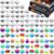 Lenwen 96 Pcs Brain Teaser Puzzle Mini Fidget Puzzle Cubes 3D Ball Maze Cube Cubes Party Favor Games Challenge Decompression(Colorful Colors)