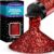 LEOBRO Red Glitter, Chunky Glitter for Crafts, Resin Art Crafts, for Body Face Hair Nail, DIY Christmas Decorations, Red Flakes