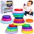 LEOGOR Extra-Large Wooden Stacking Rocks (20 PCS) – Montessori Balancing Stones for Toddlers 1-3 – Safe Sensory Open Ended Play Toys & STEM Building Blocks for Boys & Girls