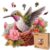 LEOGOR Wooden Jigsaw Puzzles for Adults 200 Pieces (13.5 × 11.3 in), Hummingbird Puzzle, Extra-Thick 5mm Wood, 30 Unique Animal-Shaped Pieces, Premium Gift for Adults and Teens