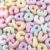 Leovqn 80Pcs Bubble Chunky Letter Beads Large Hole Acrylic Alphabet Beads