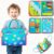Lercaii Montessori Busy Board & Busy Book with 10+ Sensory Activities, Fine Motor Skills Learning Toy with Shoe Lacing Practice, Quiet Travel Toy for Airplane & Car, Birthday Gift for Boys Girls