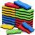 Lerheedi 24 Pack Dry Erase Erasers Magnetic Whiteboard Erasers 4.13 x 1.97 Inches Chalkboard Cleansers Teacher for Classroom Home Office Supplies