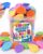 LESONG Fidget Toys Bulk for Kids: 72 Pack Textured Worry Stones – Bulk Fidgets for Student Classroom Prizes – Quiet Stress Toys for Autism Calming – Goodie Bag Stuffers for Gifts Party Favors