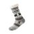 LESSO Christmas Thick Slipper Sock for Women, Xmas Fuzzy Non Slip Socks Comfy Fluffy Warm Winter Home Holiday (Grey,One Size)