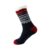 LESSO Christmas Thick Slipper Sock for Women, Xmas Fuzzy Non Slip Socks Comfy Fluffy Warm Winter Home Holiday (Navy,One Size)