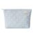Lestikave Quilted Cotton Makeup Bag(12Blue Plaid)