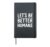 Let’s Be Better Humans Hardcover Journal, Black