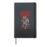 Let’s Get Feral! Hiking Scout Racoon Scouting America Hardcover Journal, Black