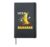 Let’s Go Bananas Yellow Bananas Running Fruit Cute Kawaii Hardcover Journal, Black