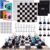 LET’S RESIN Chess Molds for Resin Casting, Upgraded Resin Chess Set Molds