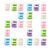 Letter Beads for Bracelets, Chunky Bubble Beads, Alphabet DIY Jewelry Kit