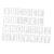 Letter Stencils for Drawing Reusable Alphabet Templates 4inch