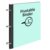 LETVPVOW 360° Pivotable 3 Ring Binder, Soft 1 inch Binders 3 Ring, Flexible Thin Soft Three Ring Binder Fits 8.5″ x 11″, for Home, School and Office-Green