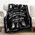 Levens Ouija Board Blanket Gothic Witch Gifts for Halloween Christmas, 50″x60″ Horror Spooky Sun Moon Skeleton Skull Witch Tarot Throw Blanket for Women Kids Goth Birthday Gifts for Fortune Tellers