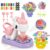 Leweply 2-in-1 Flower Bouquets Toys for Kids 3-12, Flower Making Kit for Girls 4-6, DIY Fabric Flower Craft for Ages 5-7, Playdough Flower Educational Activity Arts & Crafts Birthday Gifts 8 9 10 11