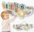 Lewo Crocodile Wall Busy Board for Toddlers Kids, Mucic Montessori Wall Activity Board, Wooden Sensory Wall Toys Panel with Instruments, Learning Activity Center for Playroom, Daycare & Classroom