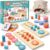 Lewo Wooden Montessori Math Manipulatives Preschool Toys, 1 to 20 Addition and Subtraction Games with Ten Frame/Number Flashcard, Educational Learning Counting Peg Board for Toddlers 3 4 5 Year Old
