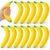 Lewtemi 12 Pack Banana Stress Relief Fidget, 7 Inch Soft Fake Banana