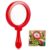 Lewtemi Kids Science Learning Toys Kids Magnifying Glass with Stand Grasp Jumbo Magnifiers 3X Magnification Exploration Preschool Learning Toys for Reading Book Map Insect (Red)