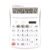 Lexibook – 12 Digit Desktop Calculator with Folding Display – Basic and Memory Function – Large Keys and Screen for Office, School, Home – Solar & Batteries – White/Gray – C212LXB