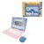 Lexibook, Disney Stitch, bilingual educational laptop, English and French, 164 classes, math, puzzle games, music fashion, pink/blue, JC601Di1