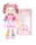 LeyaDoll Personalized Learning Sensory Soft Baby Doll, Montessori Toys for 2-Year-Old Girls Christmas, Birthday Gifts, Plush Doll with Zipper, Shoelace, Button – Busy Cupcake-Girl