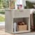 LEYAOYAO 23″ Wide Fluted Night Stand with Charging Station, 1 Drawers Large End Table with Storage, LightGrey Nightstand Wood Bedside Tables, Farmhouse Cabinet Dresser for Bedroom, Closet