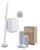 LFBEAR Disposable Toilet Cleaning System – Toilet Brush Kit with 36 High-Performance Refills, Wall Mounted Toilet Brush and Holder for Deep Cleaning Bathroom (Toilet Brush+56 Blue Refills)
