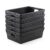 Liberty Plastics Plastic Storage Containers 18x13x6 Inches (Black) – Heavy Duty Industrial Strength Storage Totes