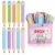 libfrnt 101 Pcs Pencil Flip Name Sticks with Storage Carton Funny Equity Talking Sticks Classroom Management Grouping Tool for Teacher Essentials Back to School Supplies Desk Name Tags