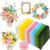 Libima 3800 Pcs Pipe Cleaners Bulk 10 Colors 12″ Fall Pipe Cleaners Craft Set Chenille Stems Flower Kit 6mm Colorful Thanksgiving Day Autumn Gift Fuzzy Sticks Party Supply for DIY Art (Macaron)