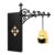 Library Lantern Mini Bookshelf Lamp, Decorative Bookshelf Lighting with Miniature Hanging Lantern for Bookshelf, Lantern Bookshelf Light, Bookcase Light for Home Library Decor, Book Lover Gift, 1 Pack