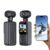 LICAEVEY Handheld Action Camera 4K, WiFi Dual Lens Wide Angle with 270 Rotation Lens, Loop Recording, Support for Viidure App for Outdoor Vlogging