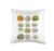 Lichenology Lichen Species Botanical Chart Throw Pillow
