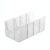 Lidded Cosmetic Organizer Box, Clear PET Plastic Storage Bin for Vanity Skincare and Makeup, 10.8 x 6.0 x 4.8 Inches (1 PC)
