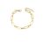 LIEBEIRIS Gold Oval Classic Shape Paperclip Chain Bracelet Chunky Women’s Gold Paperclip Chain Bracelet 14K Plated Exquisite Wide Women’s Personalized Gifts