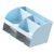 LiebeWH Desktop Storage Box, Transparent Drawer Organizer with HIPS PS