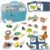 Life Cycle Learning Toys for Kids: Life Science Education Kits with Butterfly, Frog, Chicken, Mantis, Bee, Plants – 25 Pieces Animal Figurines Montessori Toys for Children Age 3 4 5 6 7 8+