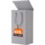 Lifewit 100L Laundry Hamper, Laundry Basket with Lid, Collapsible Clothes Storage with Easy Carry Handles, Thin Hampers for Bathroom Laundry Room Dorm, Grey