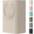 Lifewit Slim Laundry Hamper, Narrow Small Laundry Basket with Handle for Dirty Clothes, Collapsible Tall Thin Laundry Bin for Bathroom Bedroom Dorm College, 50L, Beige