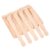 LIFKICH 70pcs Wavy Birch Wood Craft Sticks 8 Inch Wooden Fan Handles for Traditional Chinese Fans Convenient for Crafting and Enhancing Airflow for Crafting Supplies Kit and Special